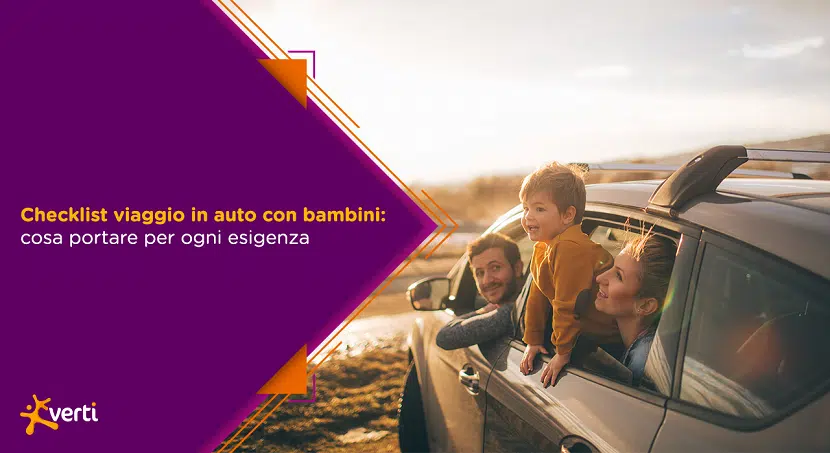 Viaggiare in auto con i bambini: cosa portare?