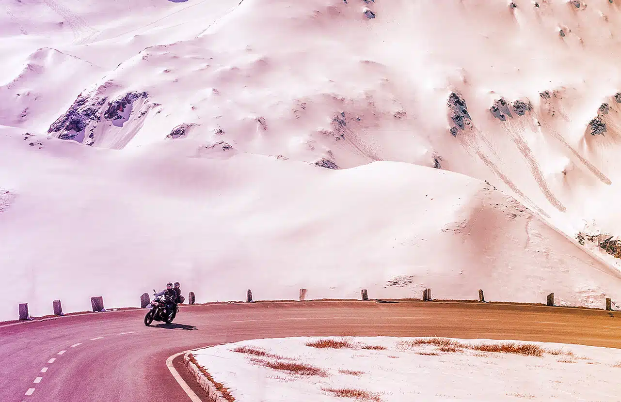 Sospensione RC moto in inverno